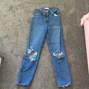 Abercrombie Curve Love 90s Straight Leg Jeans